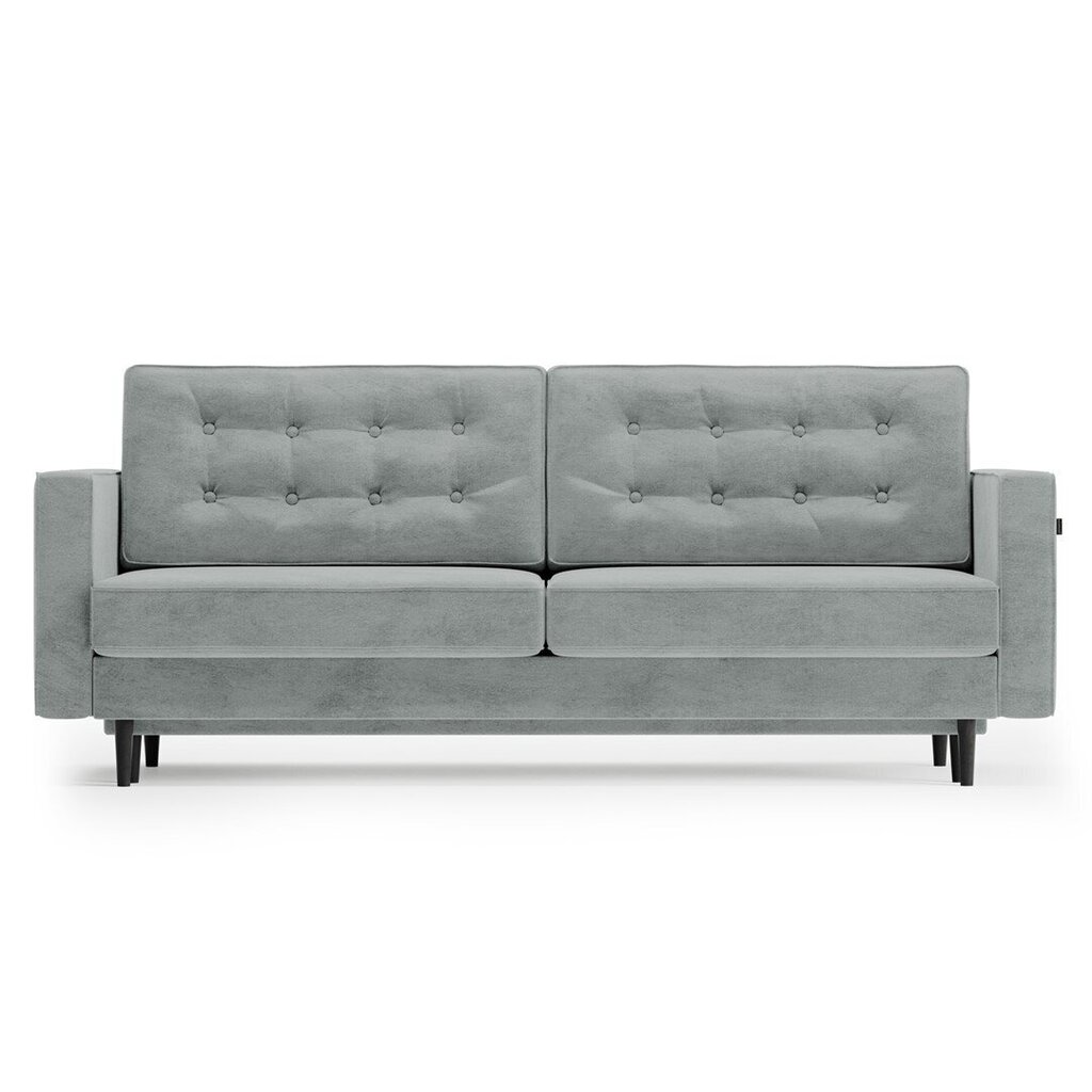 Trivietė sofa Homede Lova, šviesiai pilka kaina ir informacija | Sofos | pigu.lt