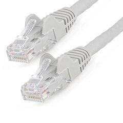 Жесткий сетевой кабель UTP кат. 6 Startech N6LPATCH10MGR 10 m Белый цена и информация | Кабели и провода | pigu.lt