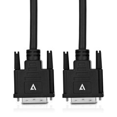 Кабель DVI V7 V7DVIDVI-5M-BLK-1E   Чёрный 5 m цена и информация | Кабели и провода | pigu.lt