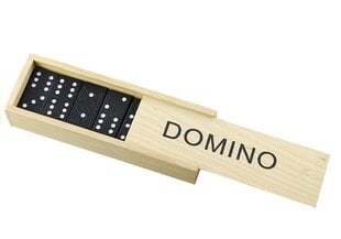 Domino žaidimas medinėje dėžutėje Lean Toys kaina ir informacija | Stalo žaidimai, galvosūkiai | pigu.lt