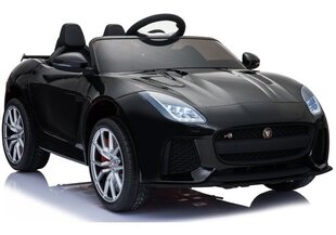 Одноместный электромобиль для детей Jaguar F-Type, черный цвет цена и информация | Электромобили для детей | pigu.lt