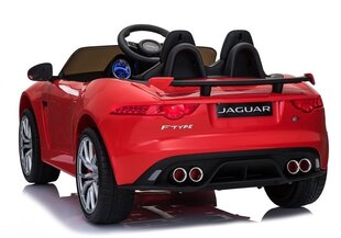 Vienvietis elektromobilis vaikams Jaguar F-Type, raudonas blizgus kaina ir informacija | Elektromobiliai vaikams | pigu.lt