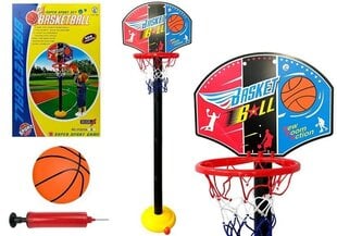 Vaikiškas krepšinio rinkinys su kamuoliu цена и информация | Баскетбольные стойки | pigu.lt