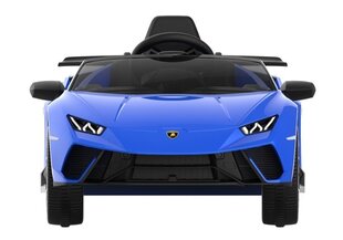 Одноместный электромобиль для детей Lamborghini Huracan, синий цена и информация | Электромобили для детей | pigu.lt