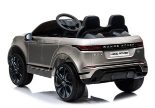 Dvivietis vaikiškas elektromobilis Lean Range Rover Evoque, sidabrinis kaina ir informacija | Elektromobiliai vaikams | pigu.lt