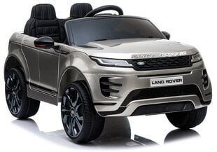 Dvivietis vaikiškas elektromobilis Lean Range Rover Evoque, sidabrinis kaina ir informacija | Elektromobiliai vaikams | pigu.lt