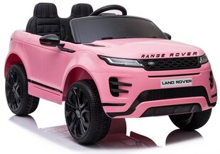 Dvivietis vaikiškas elektromobilis Lean Range Rover Evoque, rožinis kaina ir informacija | Elektromobiliai vaikams | pigu.lt