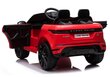 Dvivietis vaikiškas elektromobilis Lean Range Rover Evoque, raudonas kaina ir informacija | Elektromobiliai vaikams | pigu.lt