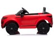 Dvivietis vaikiškas elektromobilis Lean Range Rover Evoque, raudonas kaina ir informacija | Elektromobiliai vaikams | pigu.lt