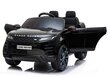 Dvivietis vaikiškas elektromobilis Lean Range Rover Evoque, juodas kaina ir informacija | Elektromobiliai vaikams | pigu.lt