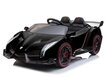 Dvivietis elektromobilis vaikams Lamborghini Veneno, juoda kaina ir informacija | Elektromobiliai vaikams | pigu.lt