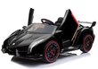 Dvivietis elektromobilis vaikams Lamborghini Veneno, juoda kaina ir informacija | Elektromobiliai vaikams | pigu.lt