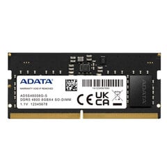 Память RAM Adata AD5S48008G-S 8 GB DDR5 4800 MHZ 8 Гб цена и информация | Оперативная память (RAM) | pigu.lt