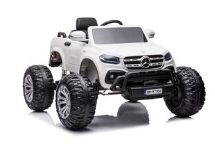 Одноместный детский электромобиль Mercedes DK-MT950 4x4, белый цена и информация | Электромобили для детей | pigu.lt