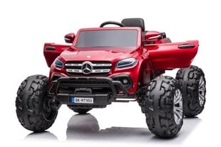 Vienvietis vaikiškas elektromobilis Mercedes DK-MT950 4x4, raudonas kaina ir informacija | Elektromobiliai vaikams | pigu.lt