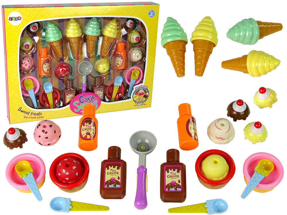 Žaislinių desertų rinkinys mergaitėms Lean Toys kaina ir informacija | Žaislai mergaitėms | pigu.lt
