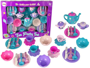 Arbatos rinkinys mergaitėms Lean Toys, mėlynas kaina ir informacija | Žaislai mergaitėms | pigu.lt
