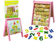 Mokomoji lenta mergaitėms Lean Toys 2in1, medinė kaina ir informacija | Žaislai mergaitėms | pigu.lt