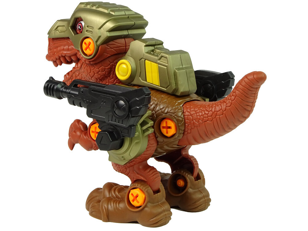 Žaislinis dinozauras berniukams Lean Toys, rudas kaina ir informacija | Žaislai berniukams | pigu.lt