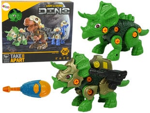 Žaislinis dinozauras berniukams Lean Toys, žalias kaina ir informacija | Žaislai berniukams | pigu.lt