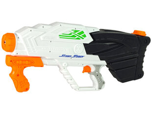 Žaislinis vandens šautuvas LeanToys 2300ml, baltas kaina ir informacija | Vandens, smėlio ir paplūdimio žaislai | pigu.lt