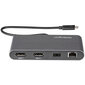 Doko stotelė Startech TB3DKM2DPL, DisplayPort, USB 3.1, Thunderbolt kaina ir informacija | Kabeliai ir laidai | pigu.lt