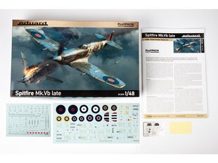 Konstruktorius Eduard - Spitfire Mk.Vb late ProfiPACK Edition, 1/48, 82156 kaina ir informacija | Konstruktoriai ir kaladėlės | pigu.lt