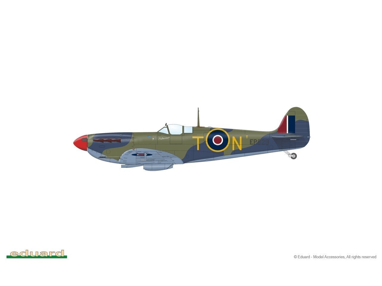 Konstruktorius Eduard - Spitfire Mk.Vb late ProfiPACK Edition, 1/48, 82156 kaina ir informacija | Konstruktoriai ir kaladėlės | pigu.lt