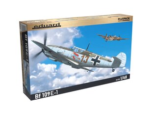 Сборная пластиковая модель Eduard - Messerschmitt Bf 109E-1 ProfiPACK Edition, 1/48, 8261 цена и информация | Конструкторы и кубики | pigu.lt
