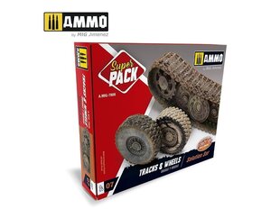 AMMO MIG - Sendinimo rinkinys SUPER PACK TRACKS & WHEELS, 7808 kaina ir informacija | Piešimo, tapybos, lipdymo reikmenys | pigu.lt