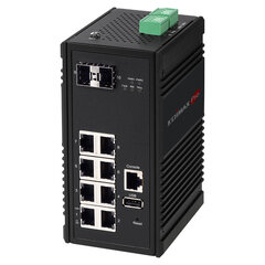 Сетевой коммутатор Edimax IGS-5208 Managed Gigabit Ethernet (10/100/1000), черный цена и информация | Коммутаторы (Switch) | pigu.lt