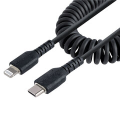 Кабель USB—Lightning Startech RUSB2CLT1MBC Чёрный 1 m цена и информация | Кабели и провода | pigu.lt
