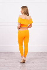 Laisvalaikio kostiumėlis moterims, oranžinis kaina ir informacija | Kostiumėliai moterims | pigu.lt