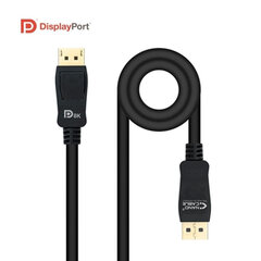 DisplayPort kabelis Nanocable, 10.15.2501-L150, 1,5 m kaina ir informacija | Kabeliai ir laidai | pigu.lt