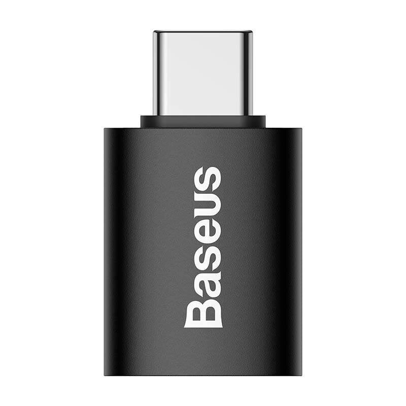 Baseus Ingenuity USB-C to USB-A adapter OTG (Black) цена и информация | Adapteriai, USB šakotuvai | pigu.lt