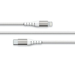 Кабель USB-C—Lightning Big Ben Interactive FPLICMFI2MW (2 m) Белый цена и информация | Кабели и провода | pigu.lt