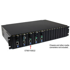 Мультимодальный медиа-конвертер Startech ET90110SC2           Чёрный цена и информация | Адаптеры, USB-разветвители | pigu.lt