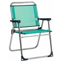 Пляжный стул 1-63130 Алюминий Зеленый фиксированной 57 x 78 x 57 cm (57 x 78 x 57 cm) цена и информация | Садовые стулья, кресла, пуфы | pigu.lt