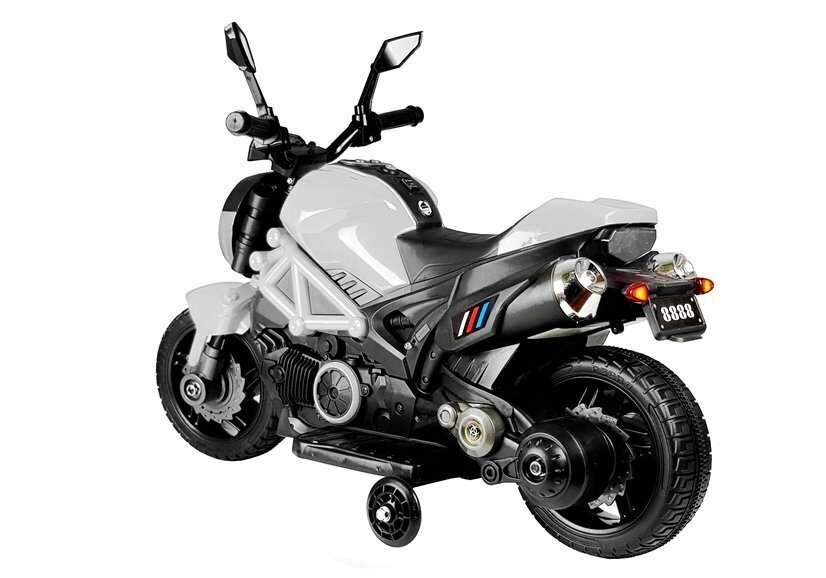 Elektrinis motociklas GTM1188, baltas kaina ir informacija | Elektromobiliai vaikams | pigu.lt