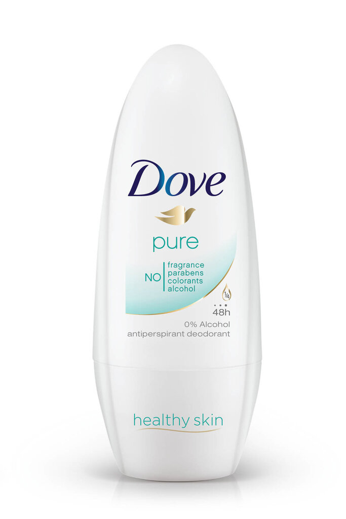 Rutulinis dezodorantas Dove Pure, 50 ml kaina ir informacija | Dezodorantai | pigu.lt