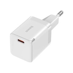 Baseus GAN3 Fast Charger 1C 30W (white) цена и информация | Зарядные устройства для телефонов | pigu.lt