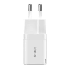 Baseus GAN3 Fast Charger 1C 30W (white) цена и информация | Зарядные устройства для телефонов | pigu.lt