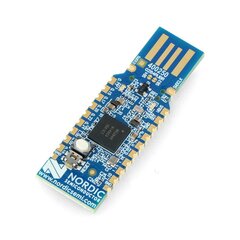 nRF52840 - Bluetooth, ZigBee, radijo ryšio modulis - USB цена и информация | Электроника с открытым кодом | pigu.lt