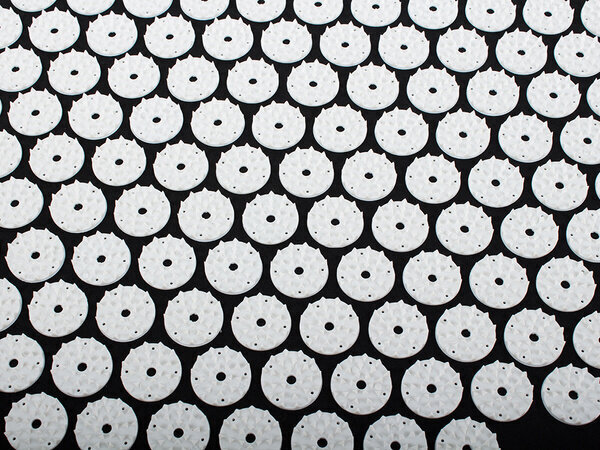 Masažinis kilimėlis, 65x41x2 cm, juodas kaina ir informacija | Masažo reikmenys | pigu.lt