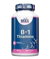 Пищевая добавка Haya Labs B-1 Thiamine, 100 капсул цена и информация | Haya Labs Защитные, дезинфицирующие средства, медицинские товары | pigu.lt