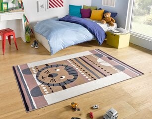 Hanse Home vaikiškas kilimas Lion Lev, įvairių spalvų, 120x170 cm kaina ir informacija | Kilimai | pigu.lt