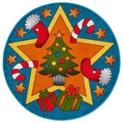 Hanse Home vaikiškas kilimas Christmas Time, mėlynas, 133 cm kaina ir informacija | Kilimai | pigu.lt