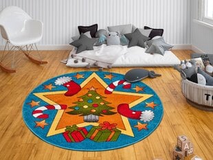 Hanse Home vaikiškas kilimas Christmas Time, mėlynas, 133 cm kaina ir informacija | Kilimai | pigu.lt
