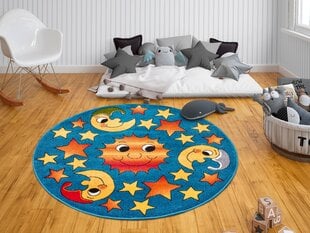 Hanse Home vaikiškas kilimas Good Night, mėlynas, 133 cm kaina ir informacija | Kilimai | pigu.lt