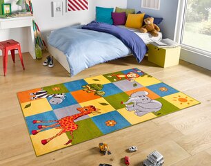 Hanse Home vaikiškas kilimas Patchwork Zoo, įvairių spalvų, 120x170 cm kaina ir informacija | Kilimai | pigu.lt